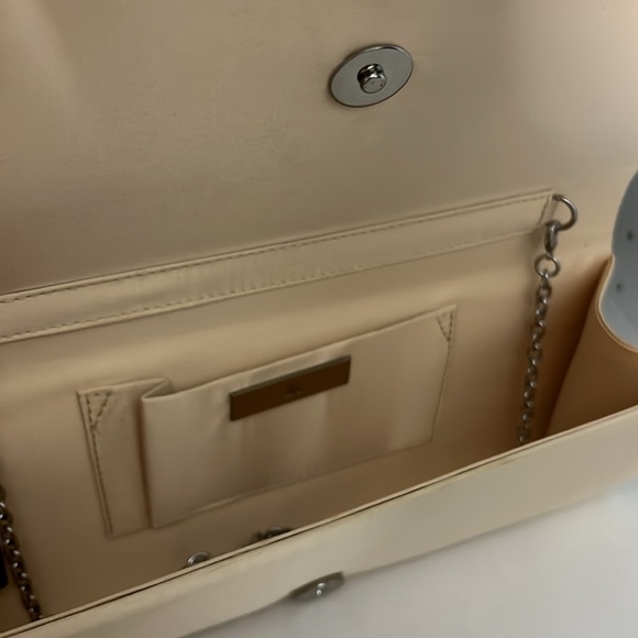 NWOT INC Ivory Satin Pearl Purse *Bride* - Picture 6 of 7